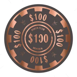 PokerChip $100, 2015
